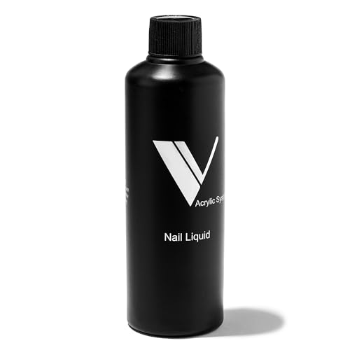 V Beauty Pure Acrylic Nail System Kit - Nude Powder 1.5 oz & Monomer 8 oz