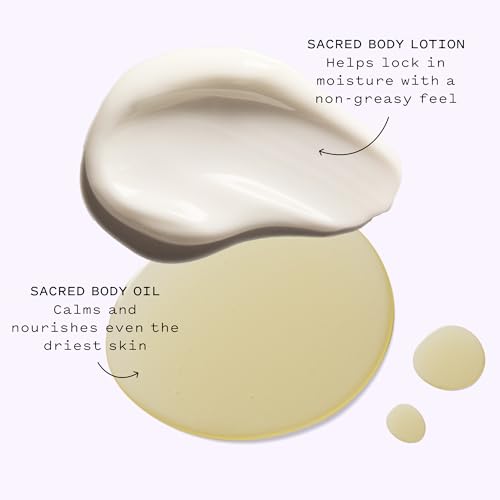 Keys Soulcare Sacred Body Duo, Includes Lotion & Oil, Hydrates & Nourishes for Smooth, Moisturized Skin, Absorbs Fast, Non-Greasy Feel, Cruelty-Free