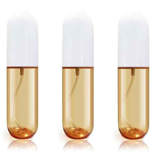 YOCASII 3PCS Spritzer Bottles, 2oz Mini Spray Bottle, Spray Water Bottle for Hair and Travel Containers for Toiletries, Travel Spray Bottles Tsa Approved, Mister Bottle for Hair Spray, Toners & Face