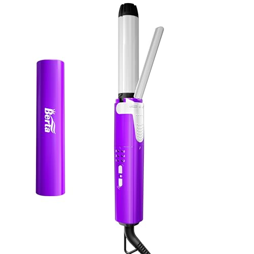 BERTA 1 Inch 2-in-1 Curling Iron & Hair Straightener
