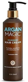 Argan Magic Nourishing Hair Cream 8.5 oz – Paraben Free, All Hair Types Leave-In