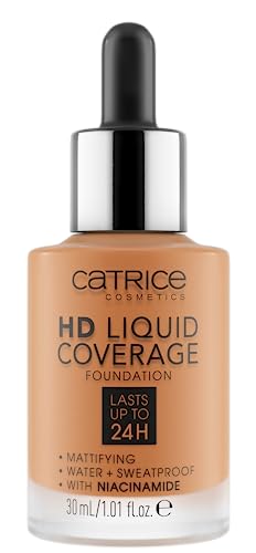 Catrice | HD Liquid Coverage Foundation | High & Natural Coverage | Vegan & Cruelty Free (065 | Bronze Beige)