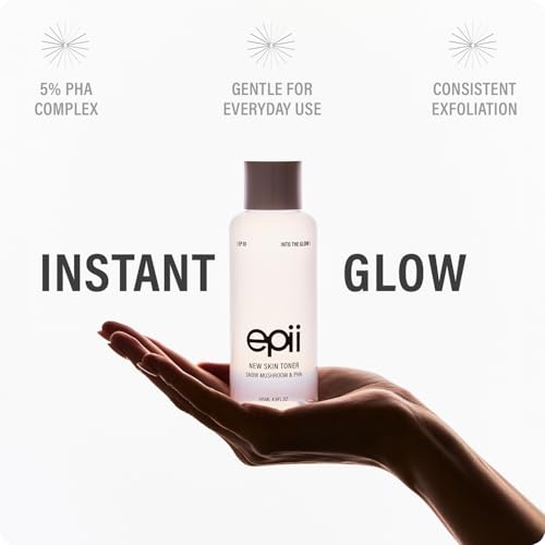 New Skin Toner | PHA 5% Exfoliation Toner for Instant Glow | Glass Skin | hyaluronic Acid | Skin Texture | Dull Skin | Korean Skincare | panthenol | fungal Acne Free | 145ml 4.9 oz. fl.