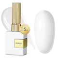 Dowos White 15ml Gel Polish Pure Sheer Same Color Same Bottle – Soak Off Manicure