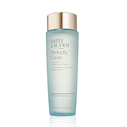 Est?e Lauder Perfectly Clean Multi-Action Hydrating Toning Face Lotion/Refiner | Exfoliating Toner, 6.7 Fl Oz
