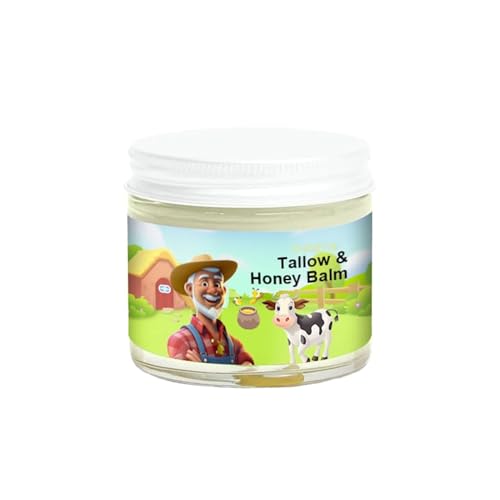 Grass-Fed Tallow & Honey Face Balm – Natural Moisturizer