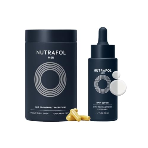 Nutrafol Men Hair Growth Supplement & Serum - Clinically Tested
