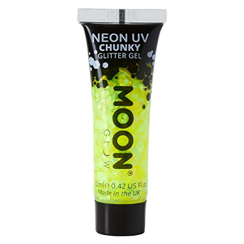 Moon Glow Neon UV Chunky Glitter Gel 12ml