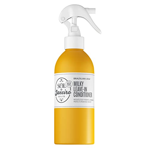 Sol de Janeiro Brazilian Milky Leave-In Conditioner | Fights Frizz | Detangles | Heat Protection Spray For Hair