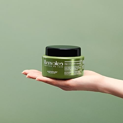 ALFAPARF MILANO Benvoleo Recovery Mask for Damaged Hair - Clean, Vegan, Sustainable Hair Care - Repairs, Reconstructs, Protects - Paraffin Free - Natural Ingredients - 8.45 FL. Oz.