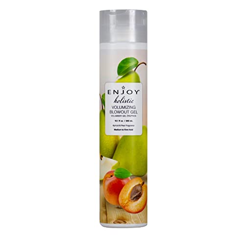 Enjoy Holistic Volumizing Blowout Gel for Fine to Medium Hair - Adds Texture & Definition, pH Balanced, 10.1 Fl Oz