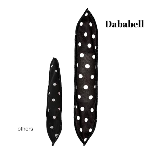 Dababell 40Pcs Black Soft Sleep Hair Curlers Foam Rollers for Long Hair
