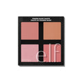 e.l.f. Cosmetics Powder Blush Palette - 4 Long-Lasting Pigmented Shades, Vegan & Cruelty-Free