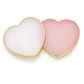 Heart Resin Nail Art Palette 2-Pack | Gold Edge