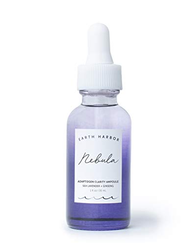 Earth Harbor | NEBULA Adaptogen Clarity Ampoule - Clarifies & Balances Chaotic Skin | Squalane & Ginseng Adaptogens |1 fl oz