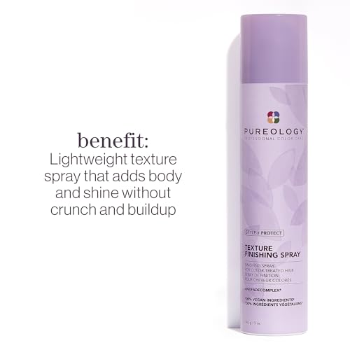 Pureology Style + Protect Texture Finishing Spray For Color-Treated Hair - Lightweight Texturizing Spray, Sulfate-Free & Vegan