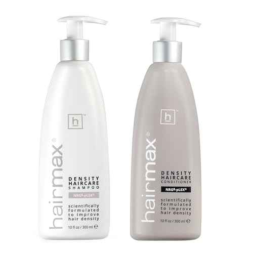 Hairmax Shampoo & Conditioner | Anti Thinning formula | Advanced Hair & Scalp Therapy for Thinning Hair | Cleanses, Hydrates & Strengthens | Sulfate & Paraben-Free | 10 fl oz each