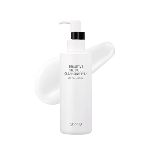 SAM'U Cleansing Milk - Milk-to-Oil Makeup Remover, 6.8 oz