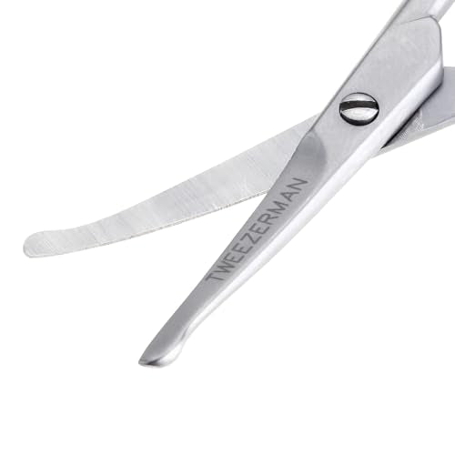 Tweezerman Facial Hair Scissors for Men | Stainless Steel