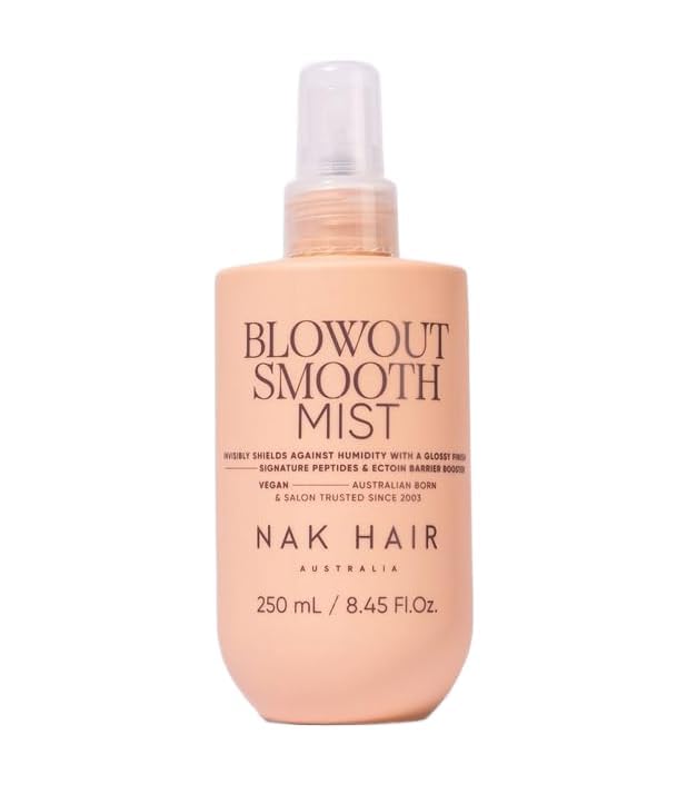 NAK Signature Heat Protectant Spray for Hair, Anti-Frizz & Shine, 8.5 fl oz