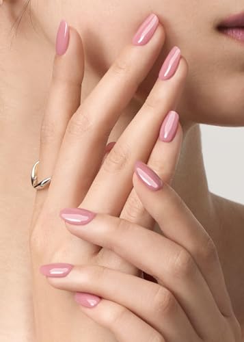 ohora Semi Cured Gel Nail Strips N Bare Plum - Long-Lasting Nail Art