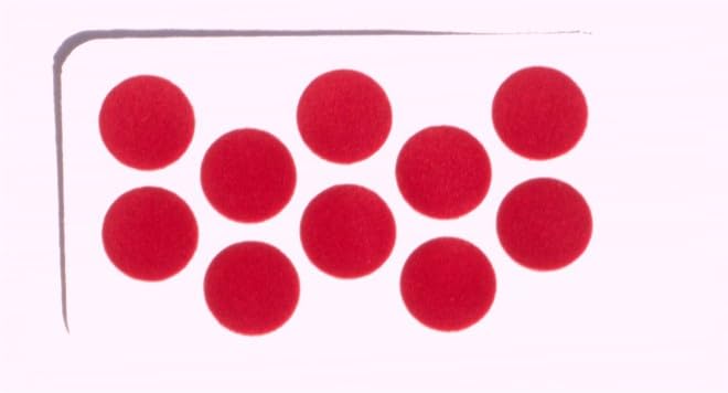 Ashirwad Maroon Bindi Stickers for Women - 15 Pack
