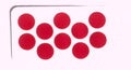 Ashirwad Maroon Bindi Stickers for Women - 15 Pack