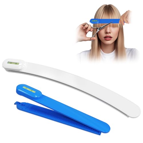 DIY Hair Cutting Scissors Set with Guides & Clips for Bangs & Layers