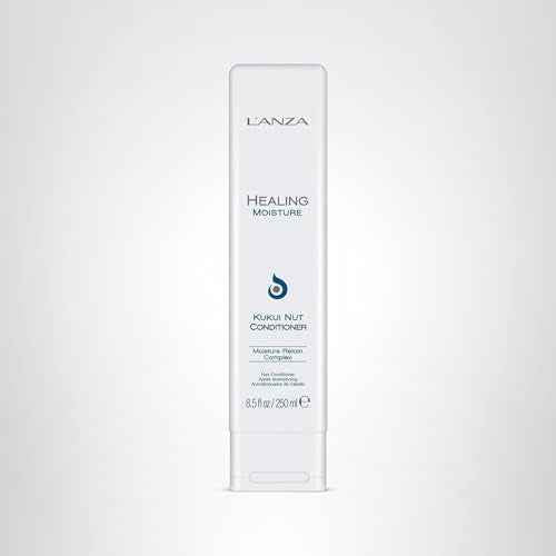 L'ANZA Healing Moisture Kukui Nut Conditioner, Renews Strength, Replenishes Moisture, for a Perfect Silky Look,Suitable for All Hair Types (8.5 Fl Oz)