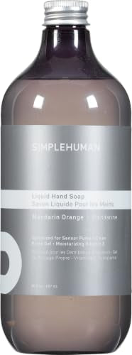 Mandarin Orange Hand Soap Refill Bottle 30 fl oz for simplehuman Sensor Pump
