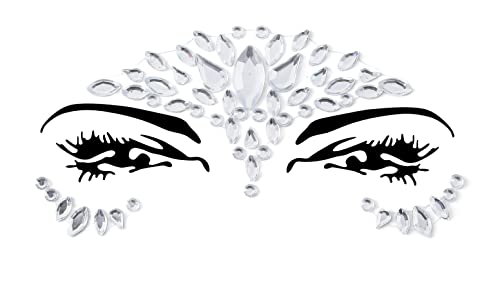 Face Gems Adhesive Glitter Jewel Tattoo Stickers - 9 Pack