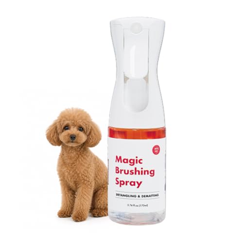 JAYU PET Magic Brushing Spray for Dogs - Hypoallergenic Detangler & Conditioner (170ml)