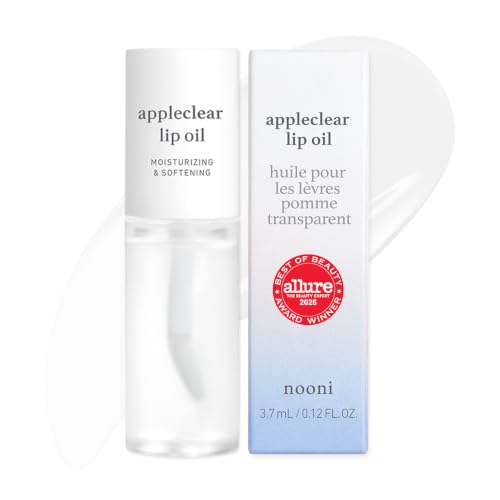 NOONI Lip Oil Appleclear C01 Clear – Plumping Hydrating Gloss