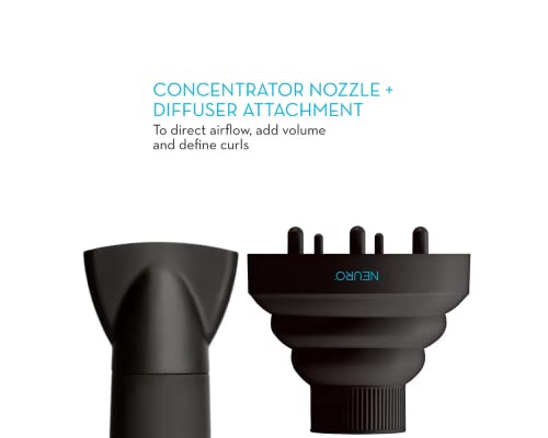 Neuro Grip Handle-Free Hair Dryer with 3 Heat & Speed Settings