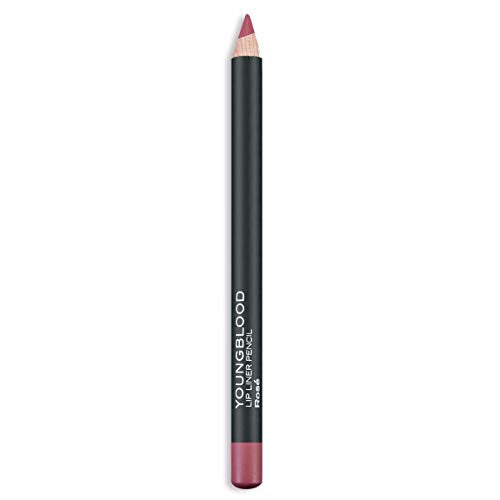 Youngblood Rose Lip Liner Pencil | Long Lasting Creamy Matte