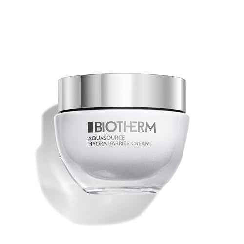 Biotherm Aquasource Hydra Barrier Cream, Lightweight And Fast-Absorbing Face Moisturizer for a Stronger Skin Barrier, with Biotech Plankton, Bio-Ceramides and Hyaluronic Acid