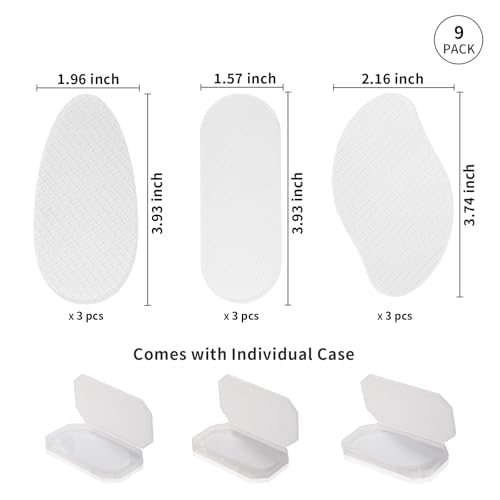 PYD Life 9 Pack Sublimation Glass Foot File Blanks,Reusable Foot Scrubber Dead Skin Remover,Nano Crystal Foot Scrubber Dead Skin Remover with Protective Case,Perfect Gifts for Beauty Enthusiasts