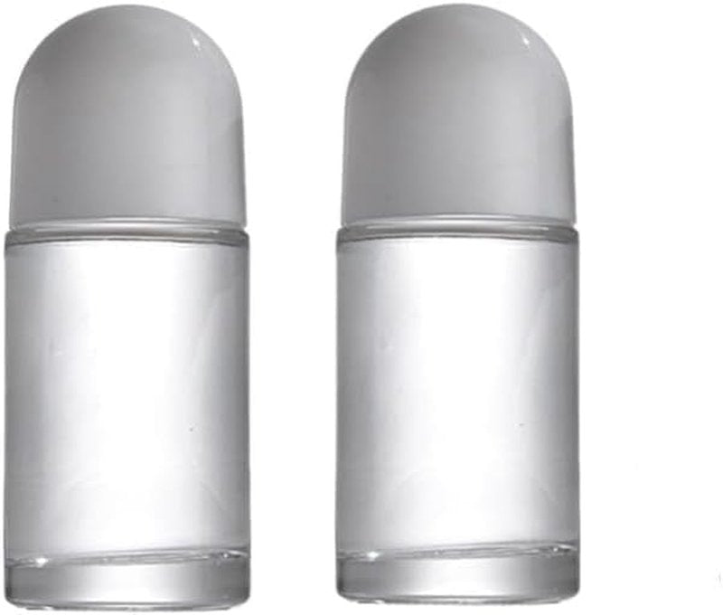 50ML Glass Roller Bottles - Set of 2 Leak-Proof Essential Oil Containers