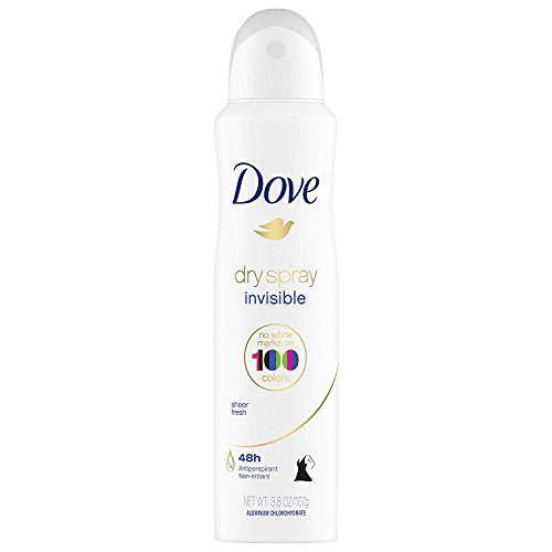 Dove Invisible Dry Spray Antiperspirant - Sheer Fresh, 3.8 OZ - Pack of 3