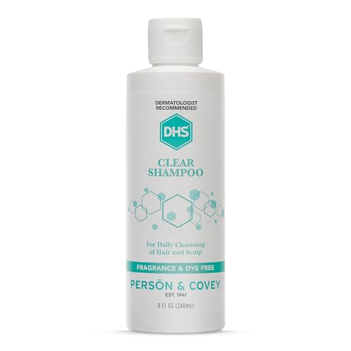 DHS Clear Shampoo for Sensitive Skin - Unscented, Paraben & Dye-Free, 8oz
