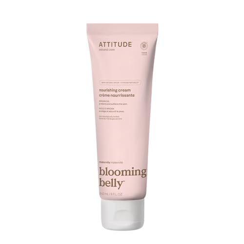 ATTITUDE Pregnancy Nourishing Body Cream, EWG Verified, 8 Fl Oz