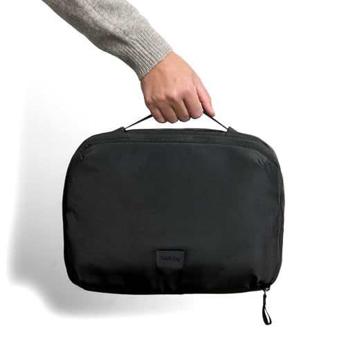 Bellroy Hanging Toiletry Kit Plus - Black Travel Bag, 8L