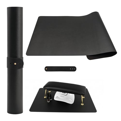 Waterproof Nail Art Mat 60x30cm – Foldable PU Leather Desk Pad
