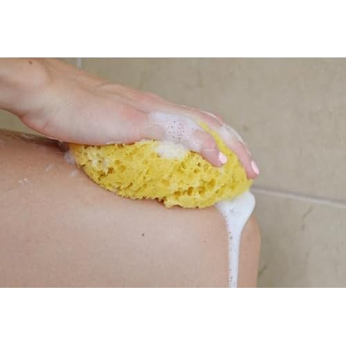 Natural Elements Foam Bath Sponges, Spa Experience at Home, Pack of 3