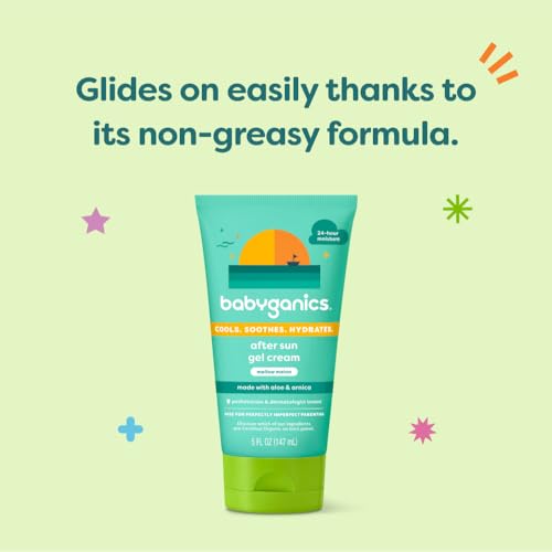 BabyGanics After Sun Gel Cream, Mellow Melon 5oz