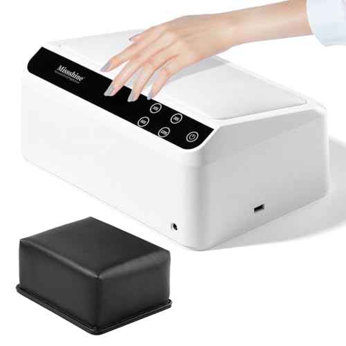 Missshine UV Nail lamp 72w 66 Dual Source Beads, Large Space uv Light for Gel Nails with Tilting Hand Pillow and Smart Touch Screen, Mirror Removable Base Nail lamp with 4 timers and Built-in USB