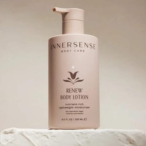 INNERSENSE Organic Renew Body Lotion - Lightweight Moisturizer, 8.5 fl oz