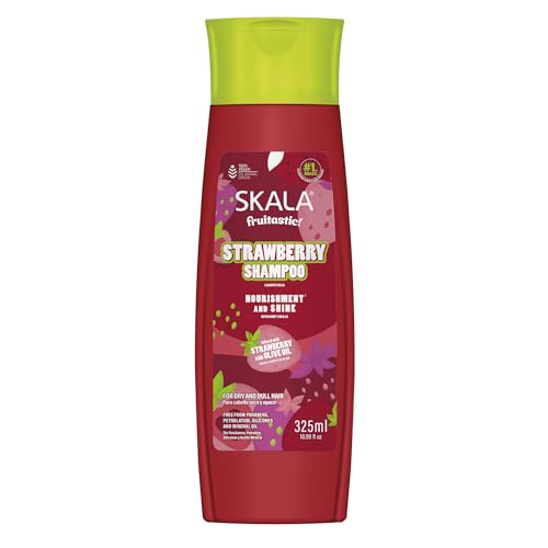 SKALA Fruitastic Strawberry Shampoo 10.99 Fl Oz for Dry & Dull Hair - Vegan Formula