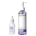 FRANKLY Deep Pore Treatment Duo: Closer Serum & Pore Cleansing Oil | Gifts for Women | BHA/LHA Purifying Cleanser + Peptide Pore Minimizing Serum | Hydrating & Anti-Aging | Korean Skincare Set