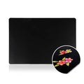 10 Sheet Plastic Nail Art Palette - Black Practice Board